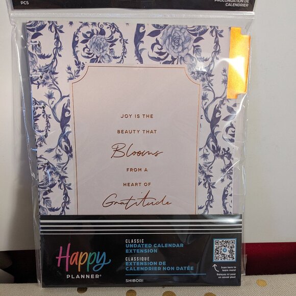 Happy Planner NWT Classic Undated Calendar Extension - Joy - Picture 1 of 4